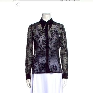 Isabel Marant burnout button up - xs